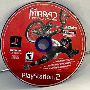 Dave Mirra 2 Freestyle BMX, Playstation 2, Game Disc Only, Tested